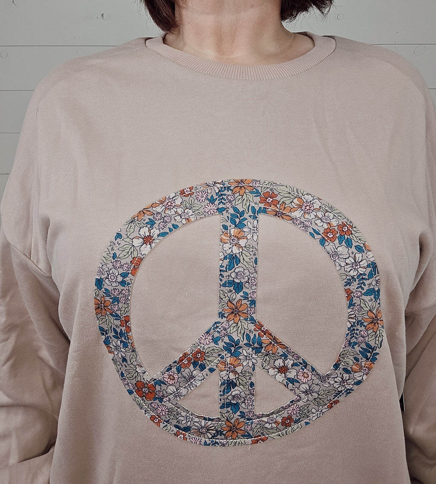 Floral Peace Sweatshirt - Sale