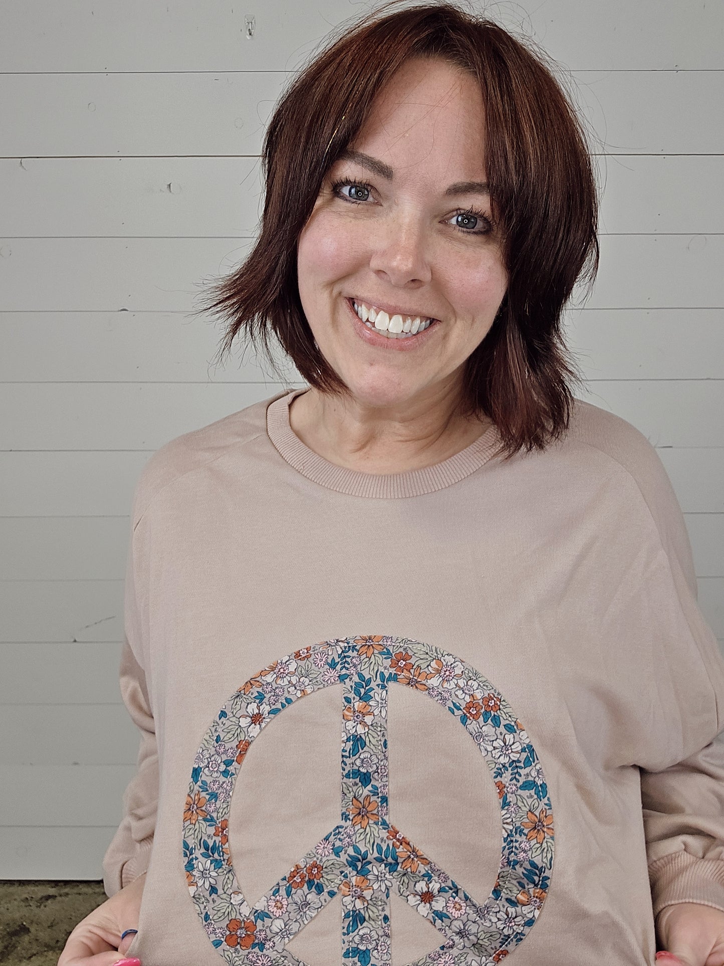 Floral Peace Sweatshirt - Sale