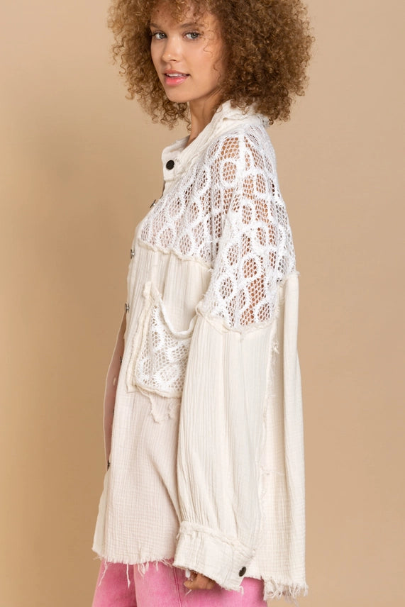 Nina Natural Panel Shirt