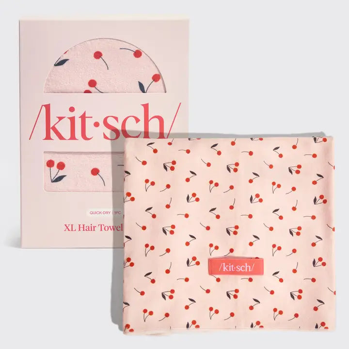 Cherry XL Hair Towel