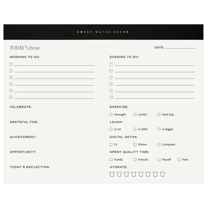 Self Care Notepad