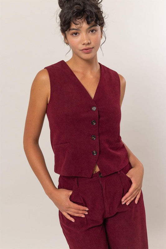 Wine Vest or Pant