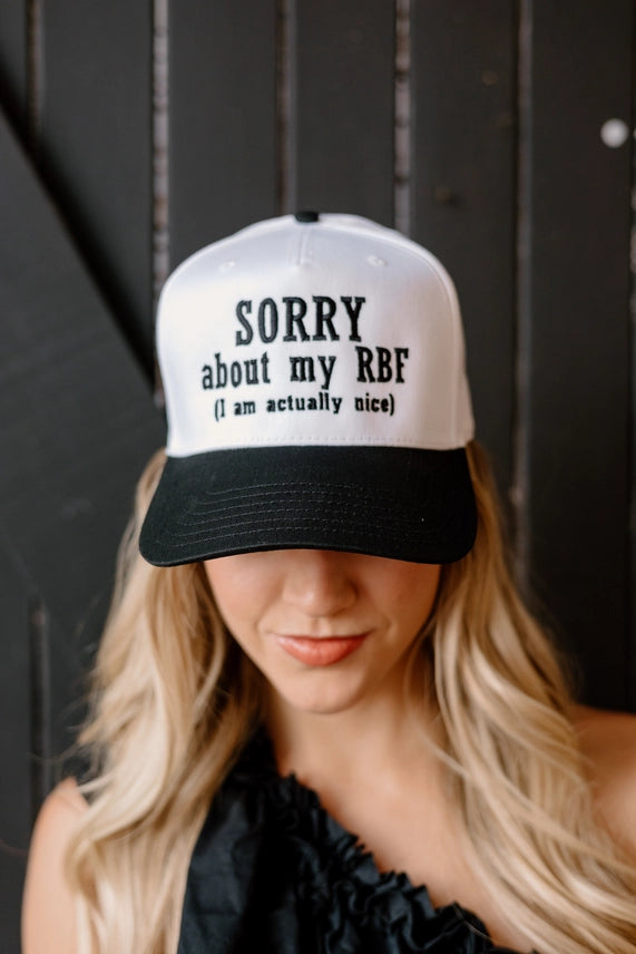 Sorry About My RBF Trucker HAT
