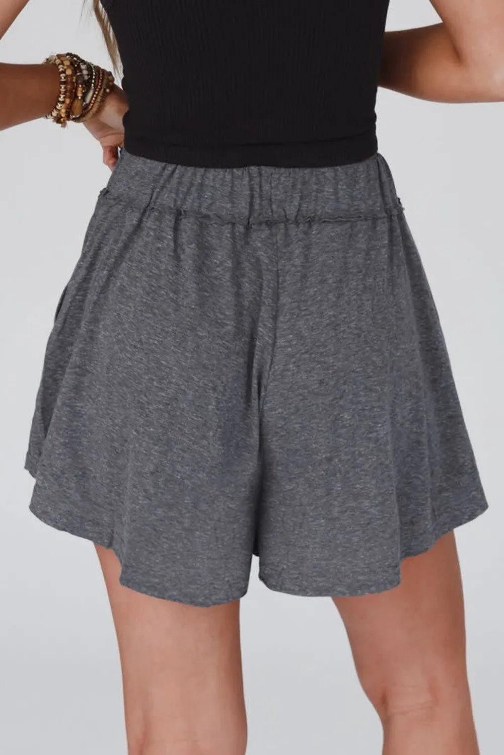 Grey Culotte Short