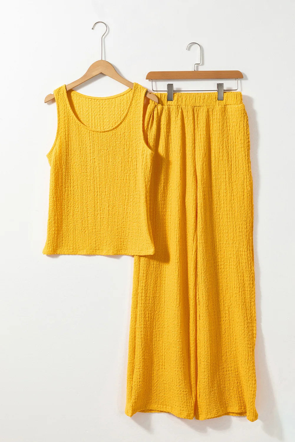 Crinkle Yellow Pant SET - SALE
