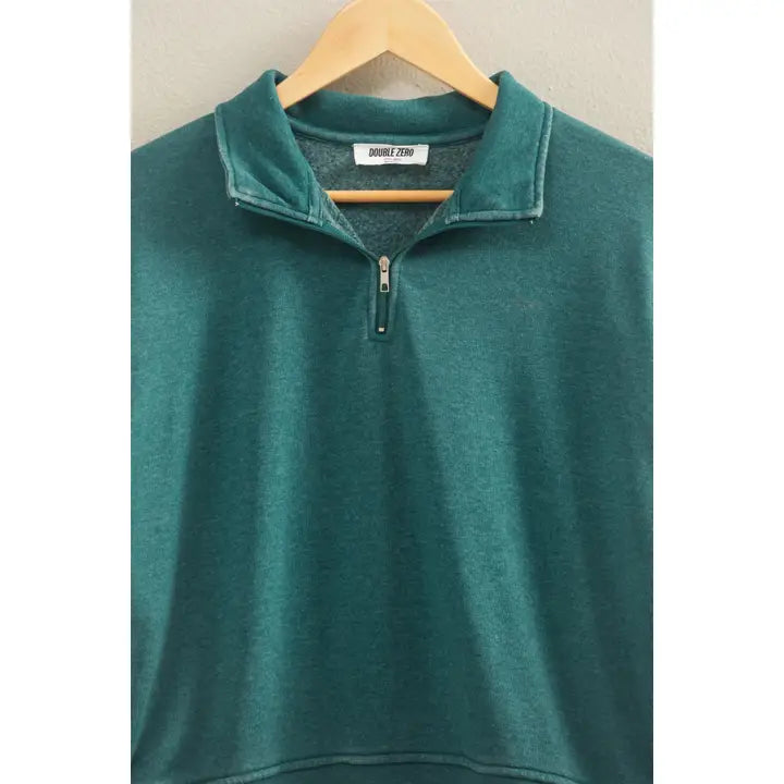 French Half Zip Pullover
