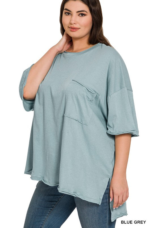 Remi Raw Hem Tee