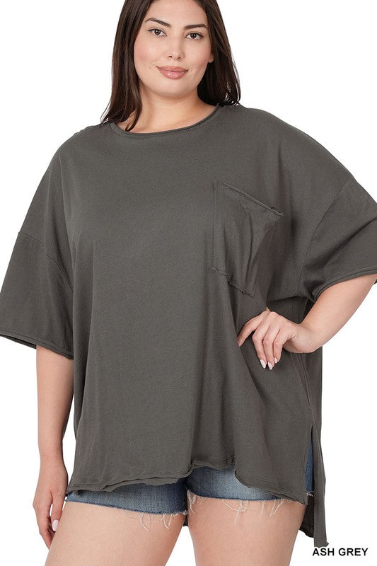 Remi Raw Hem Tee