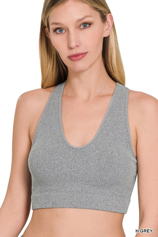 Ribbed Crop Tank