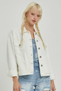 White Denim Jacket