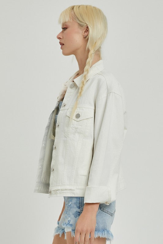 White Denim Jacket