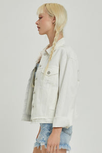 White Denim Jacket