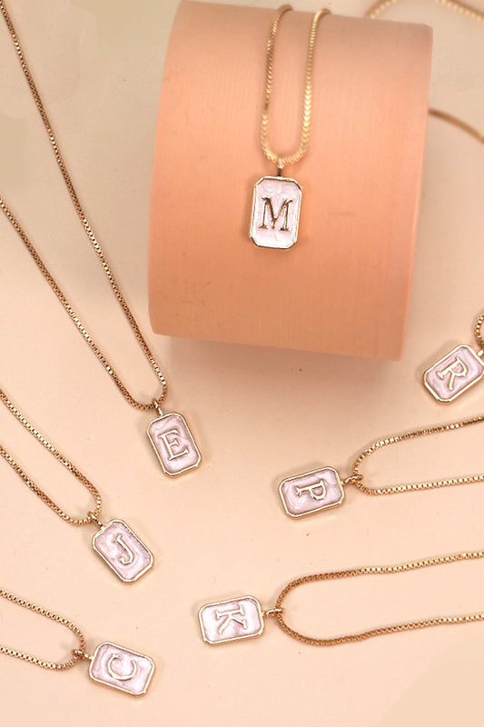 Initial Charm Necklace- SALE