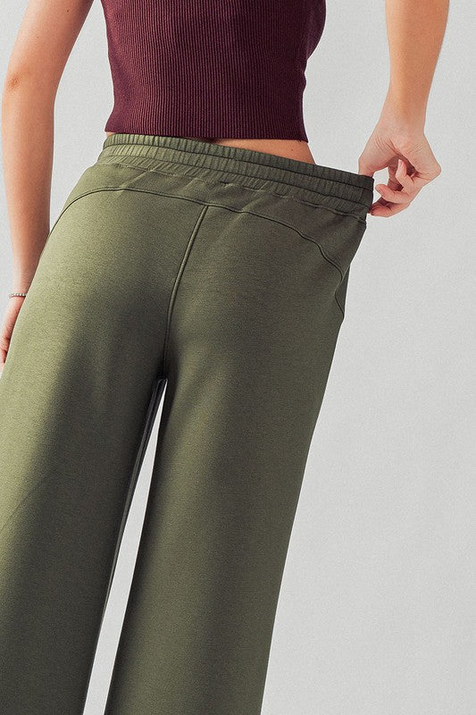 Wide Leg Capri Pant