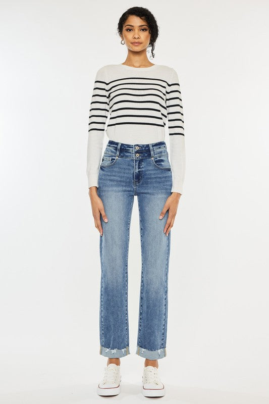 Peggy Slim Straight Jean - SALE