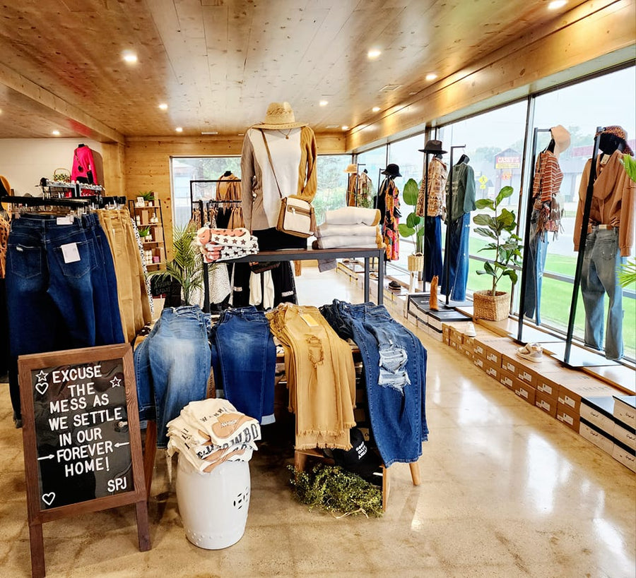 Inside SPJ Boutique in Sheldon, Iowa