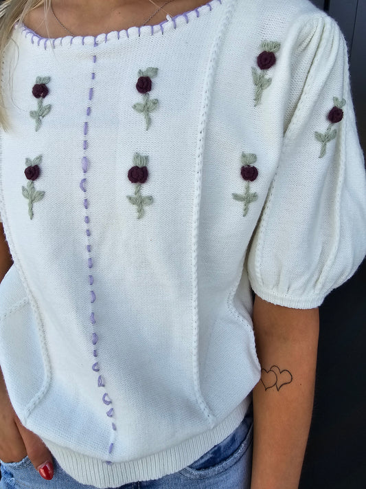 Embroidered Sweater - SALE