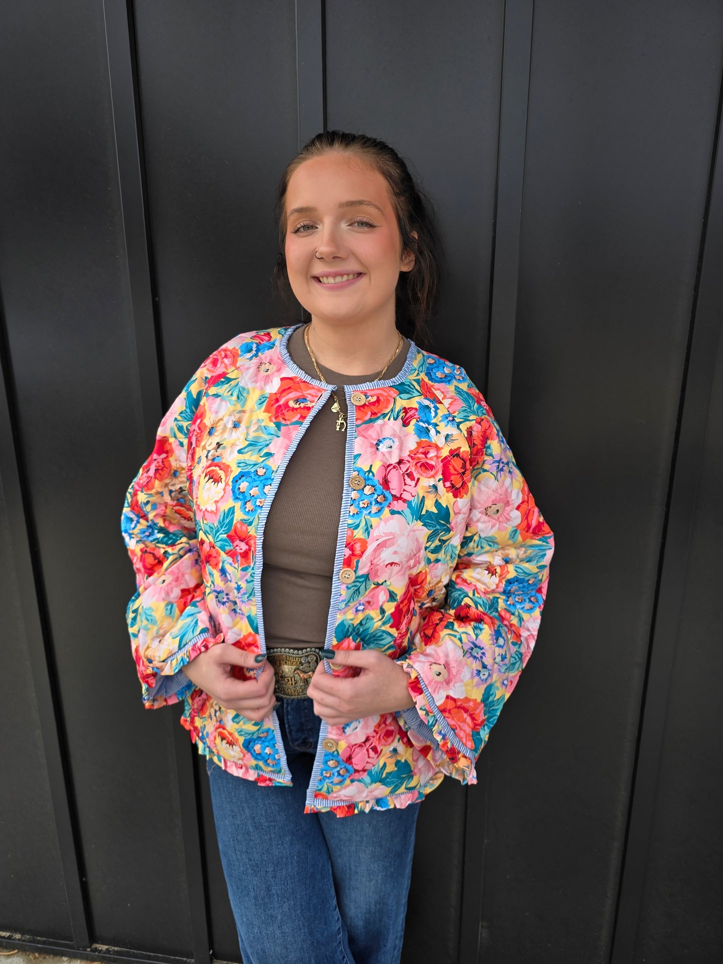 Floral Quilted Jacket
