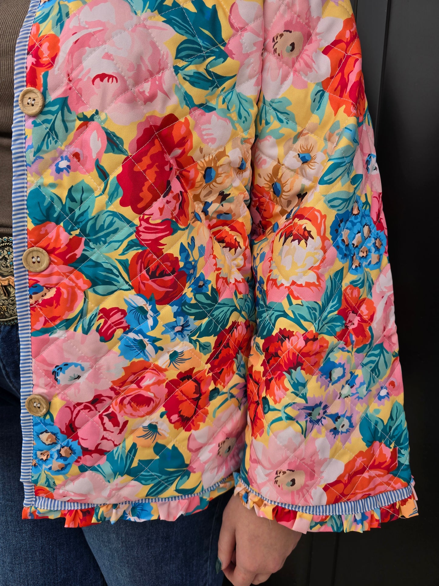 Floral Quilted Jacket