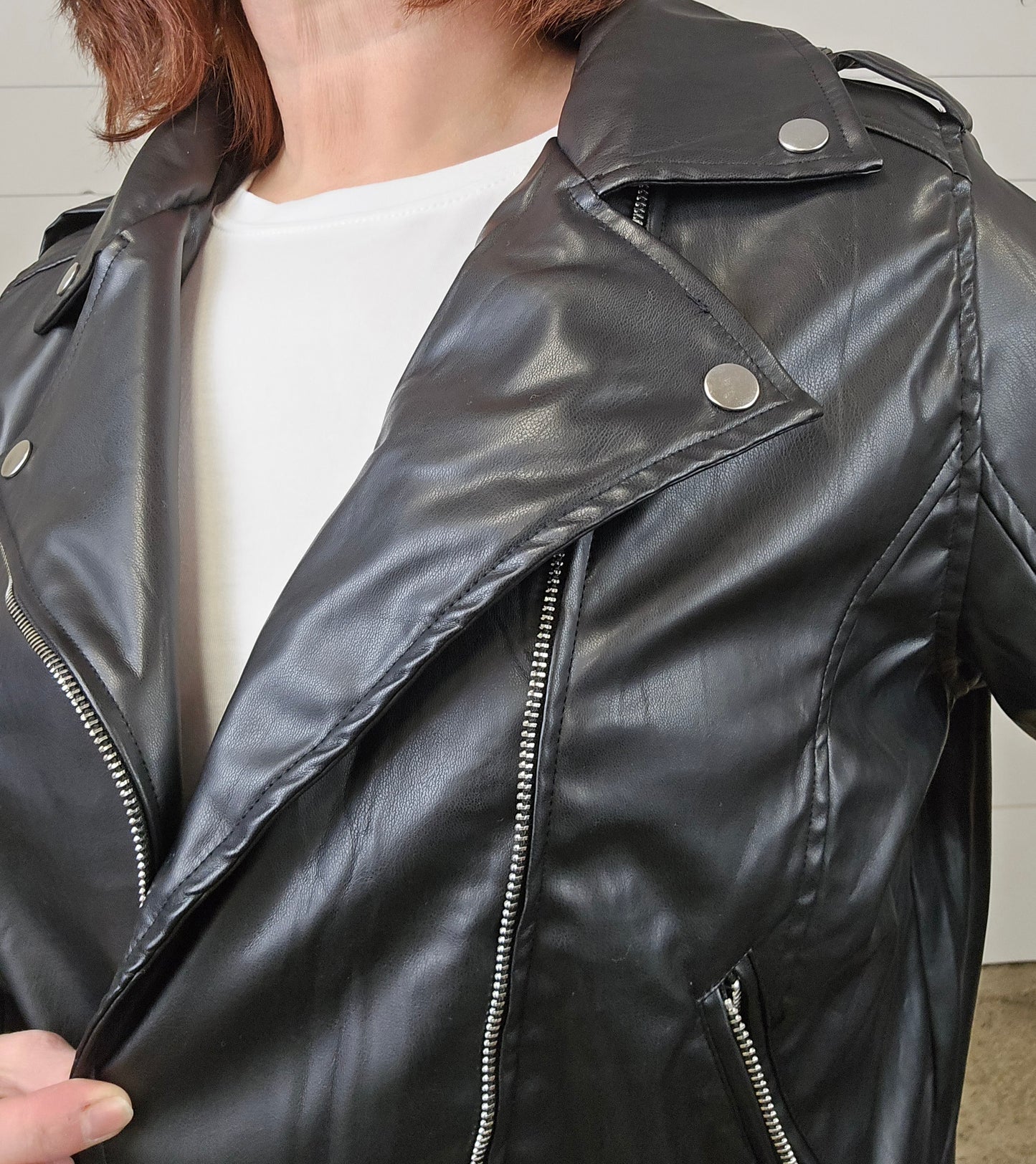 Faux Black Jacket - SALE