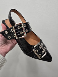 Rivets Black Shoe - SALE