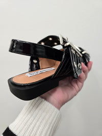 Rivets Black Shoe - SALE