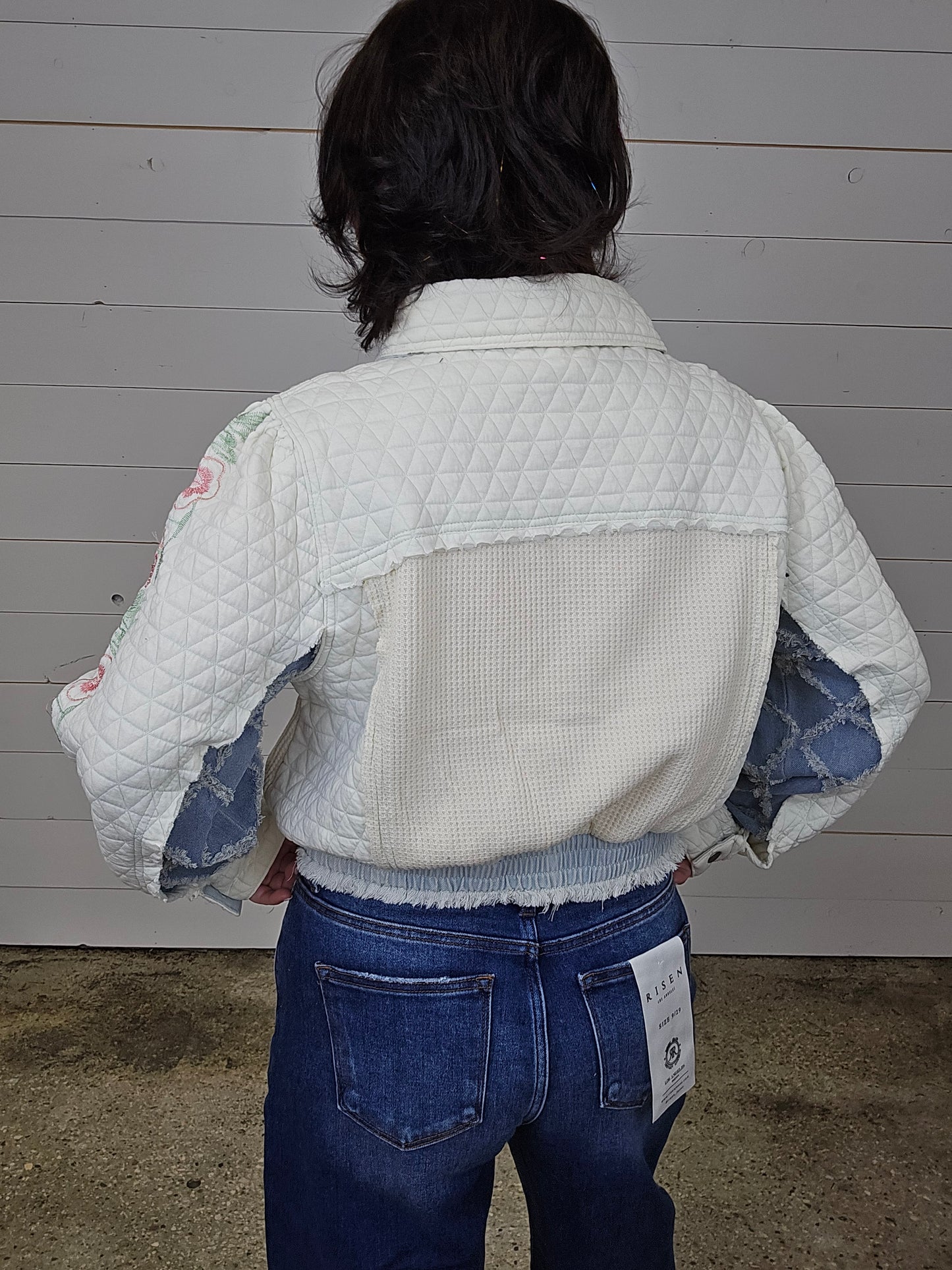Ivory Quilted Jacket