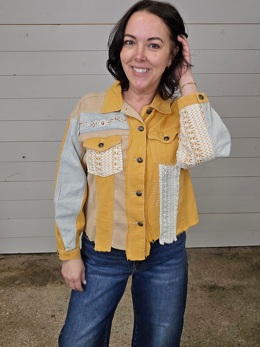 Yellow Twill Jacket