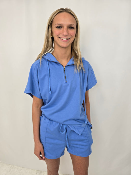 Zip Hoodie Short SET - SALE