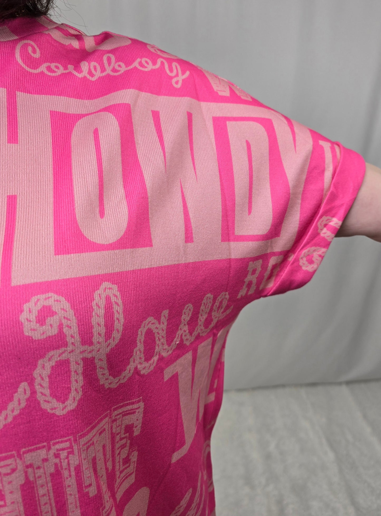 Howdy Pink Tee