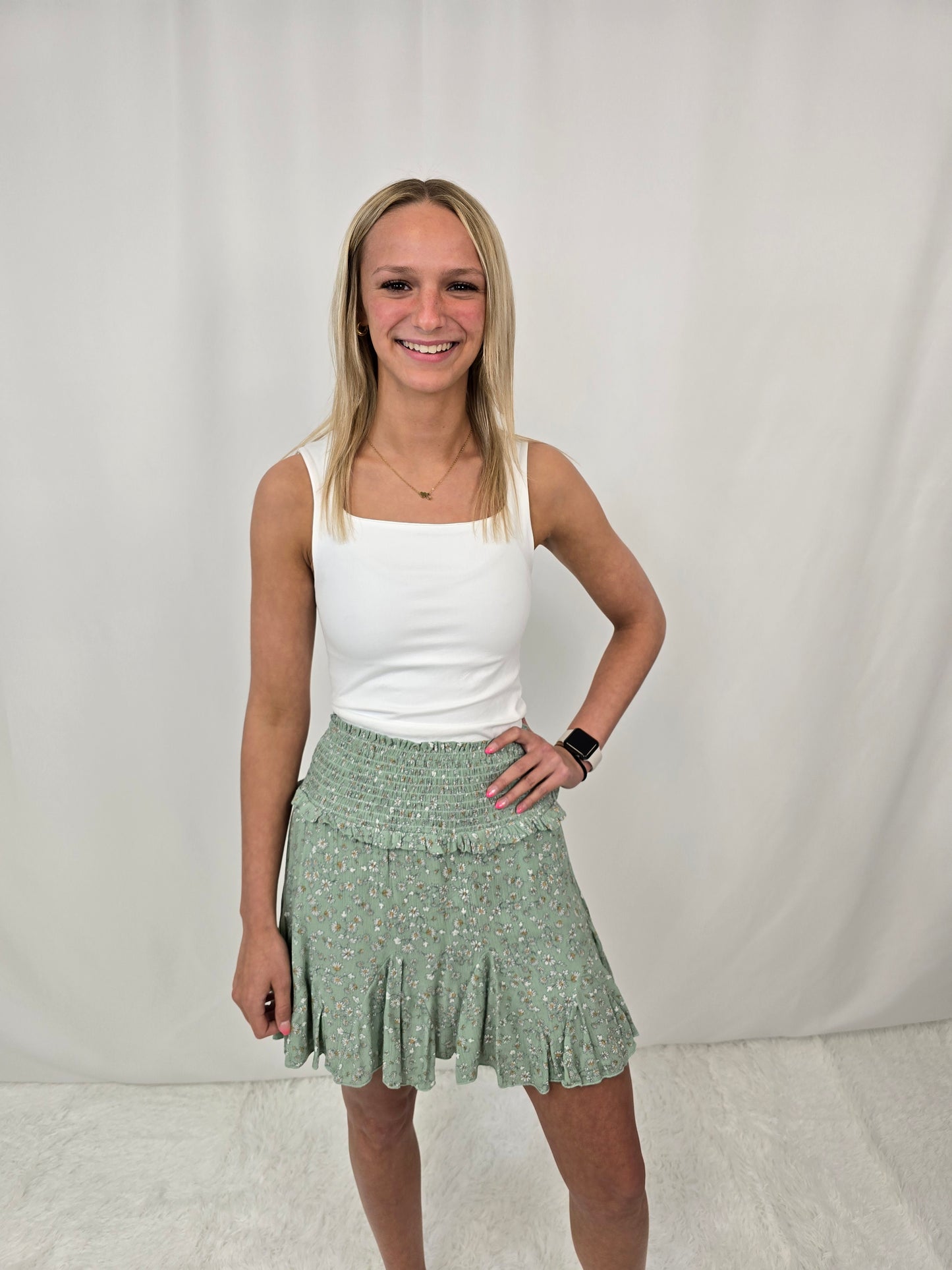 Ruffle Hem Skirt - SALE