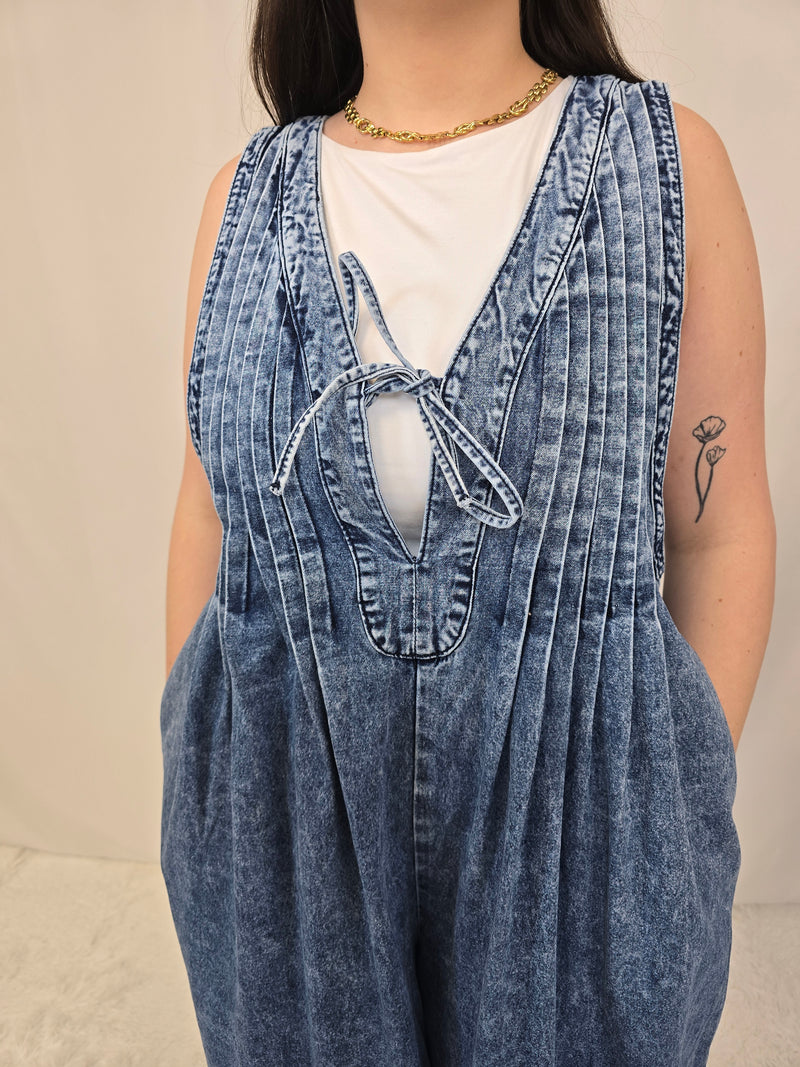 Pintuck Jumpsuit