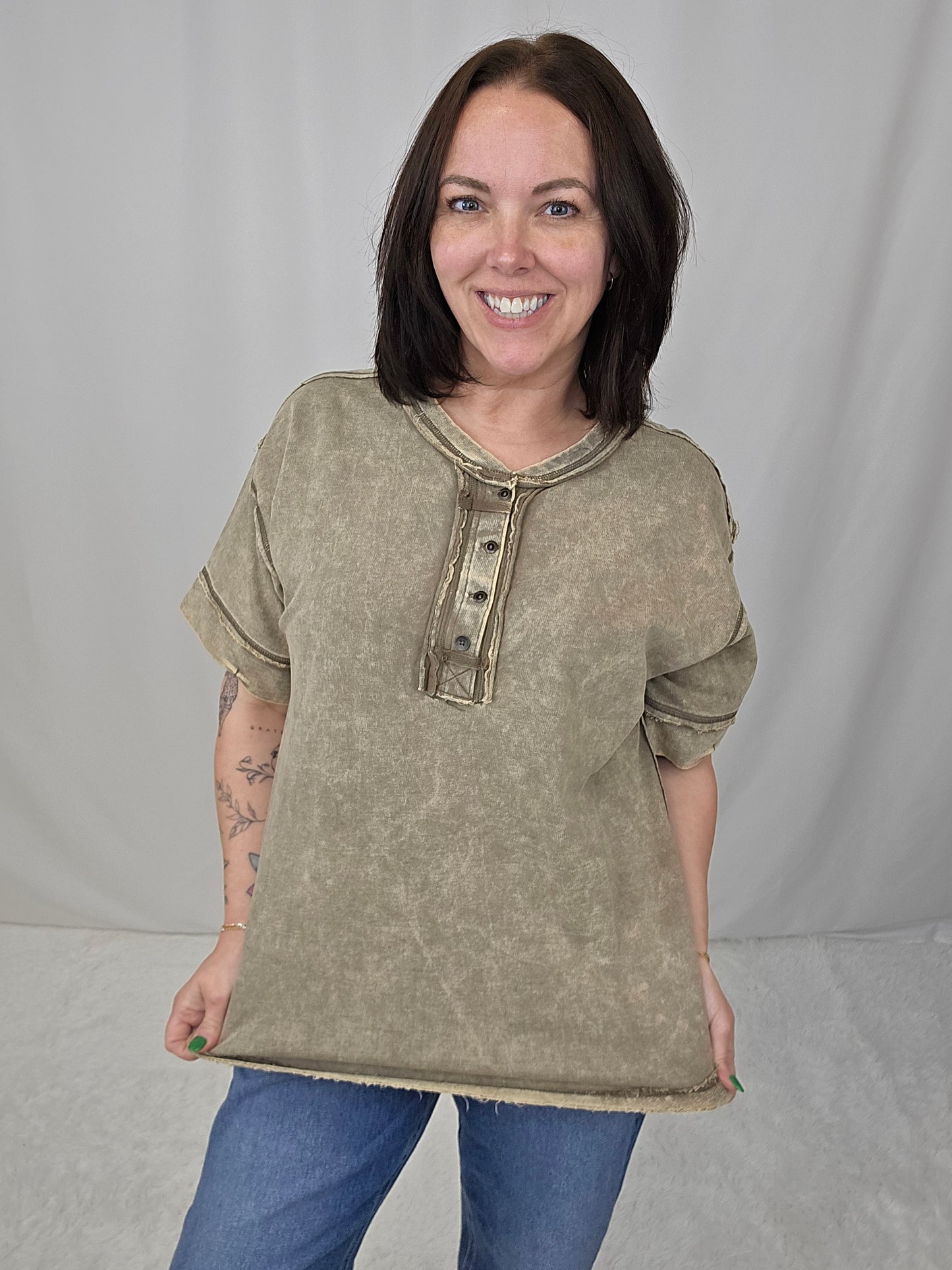 Raw Edge Tee
