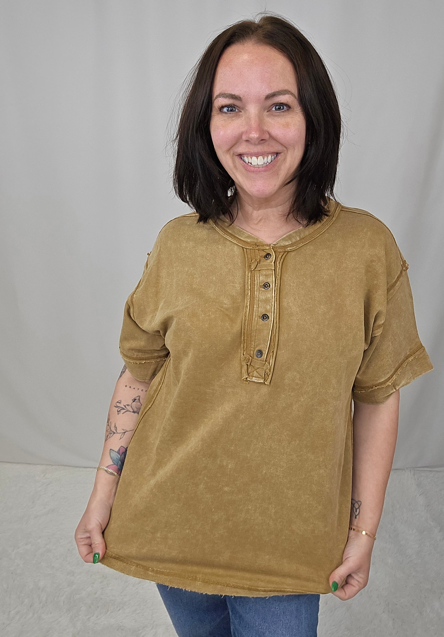 Raw Edge Tee