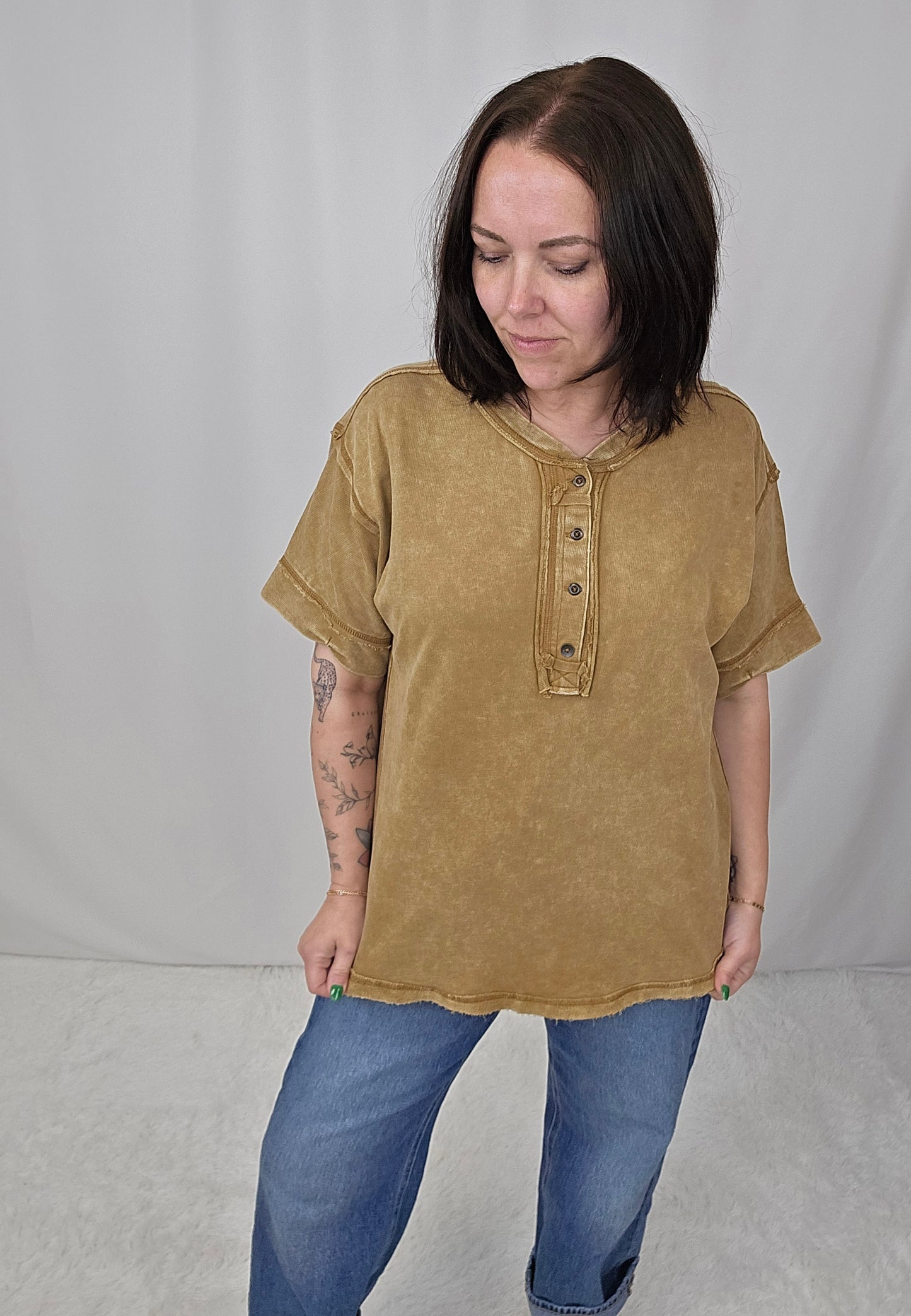 Raw Edge Tee
