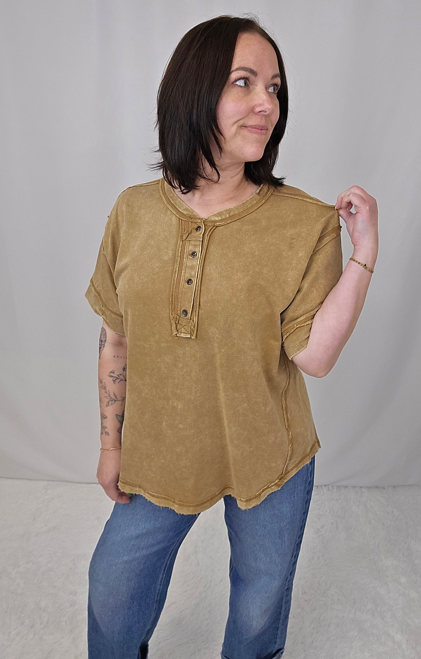 Raw Edge Tee