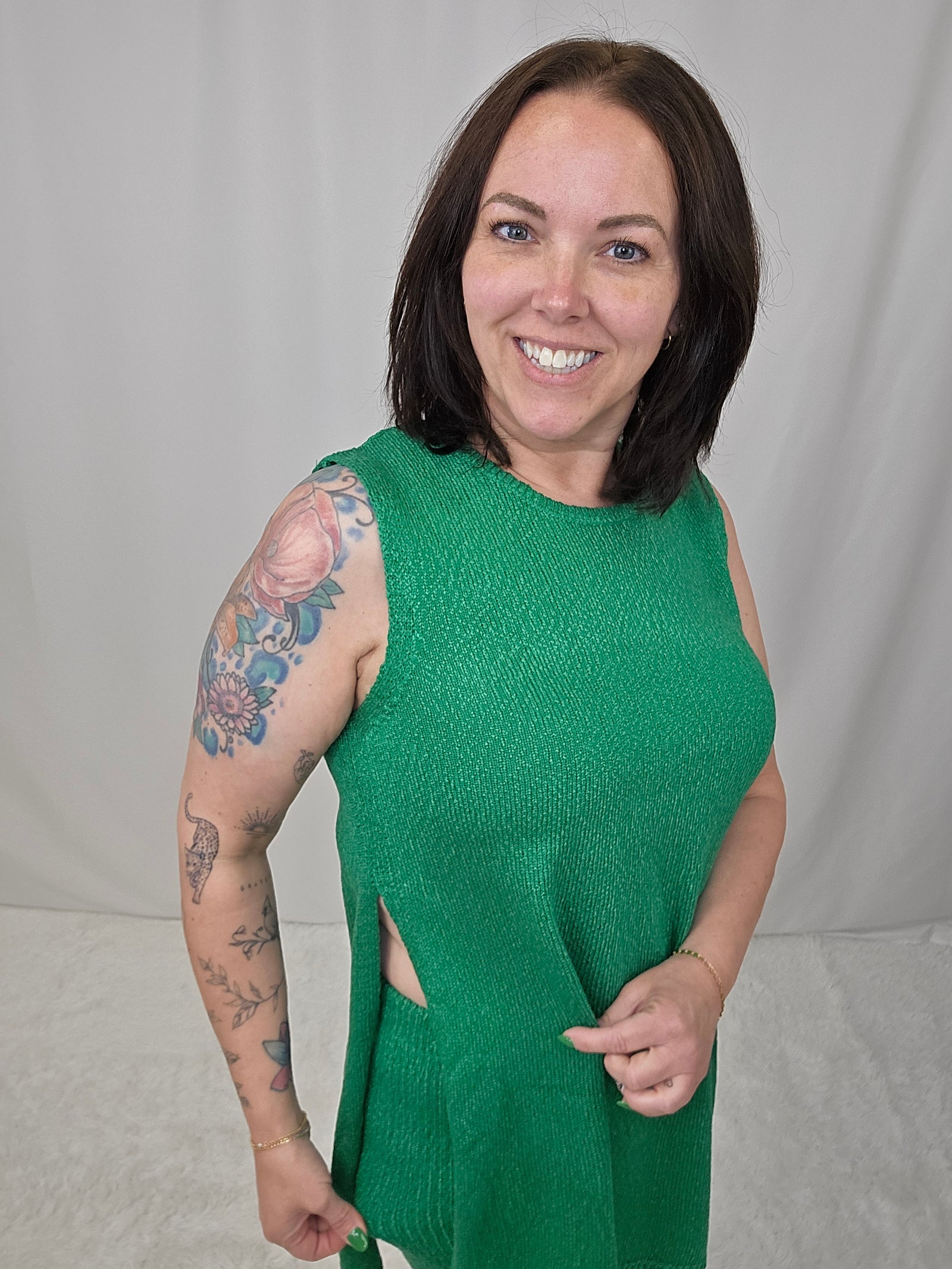 Gia Green Short SET