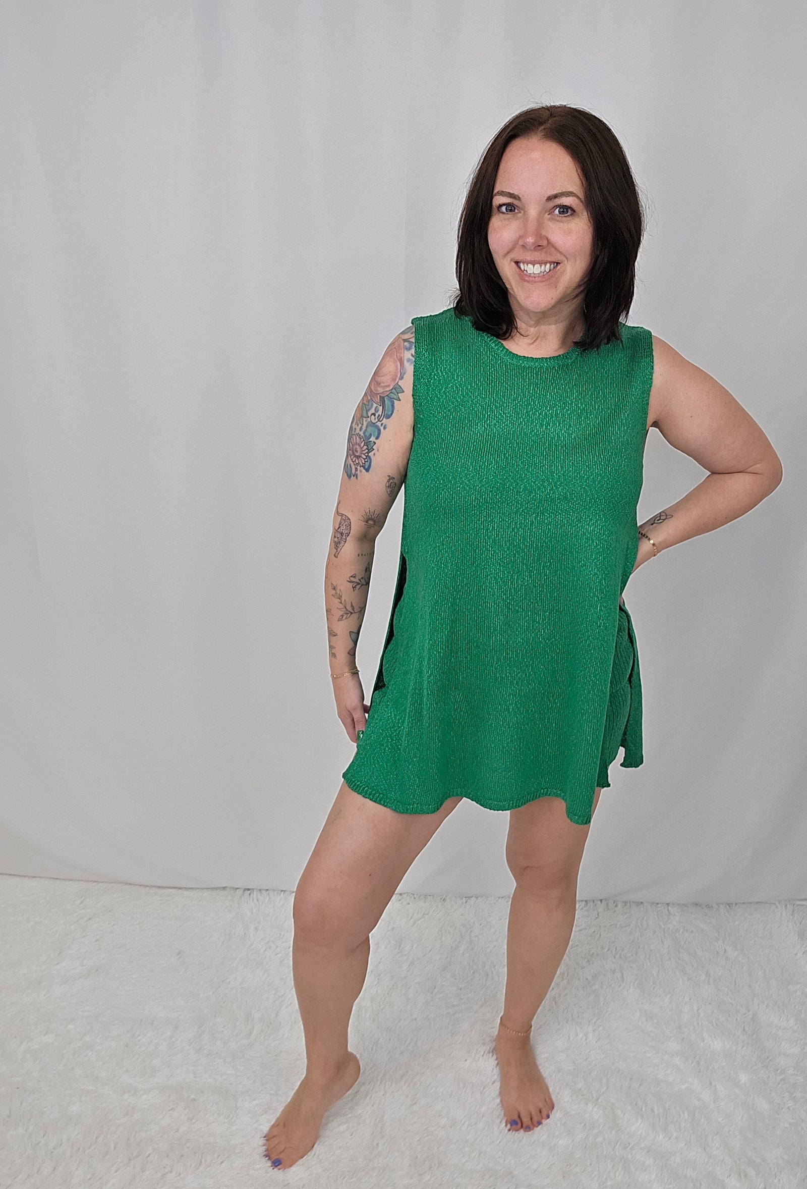 Gia Green Short SET