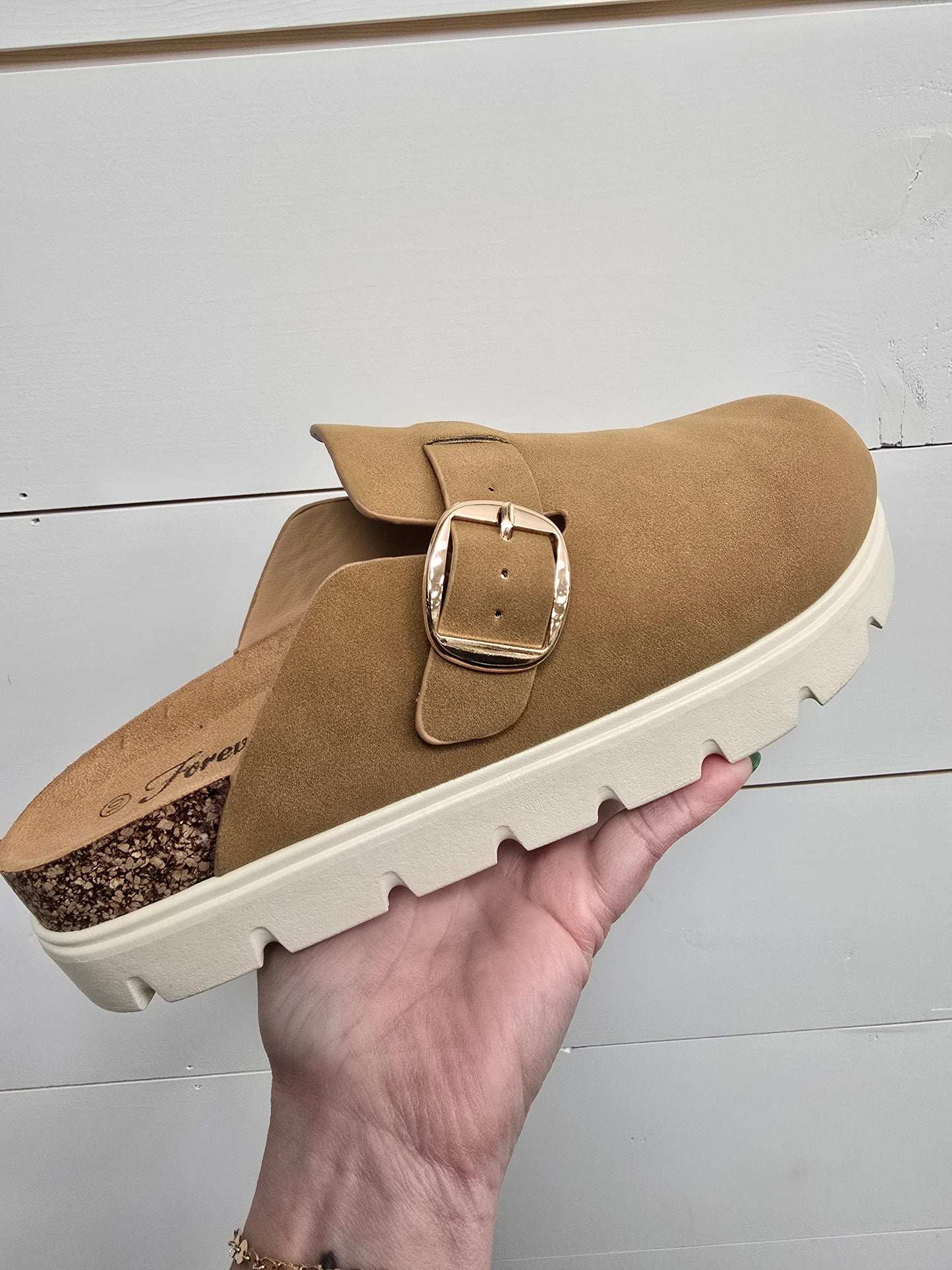 Tan Clog Shoe