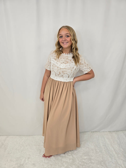 Lace Chiffon Dress