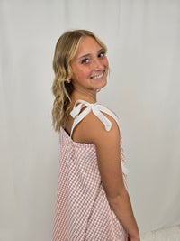 Gingham Babydoll Dress