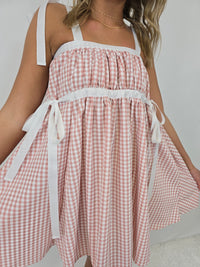 Gingham Babydoll Dress