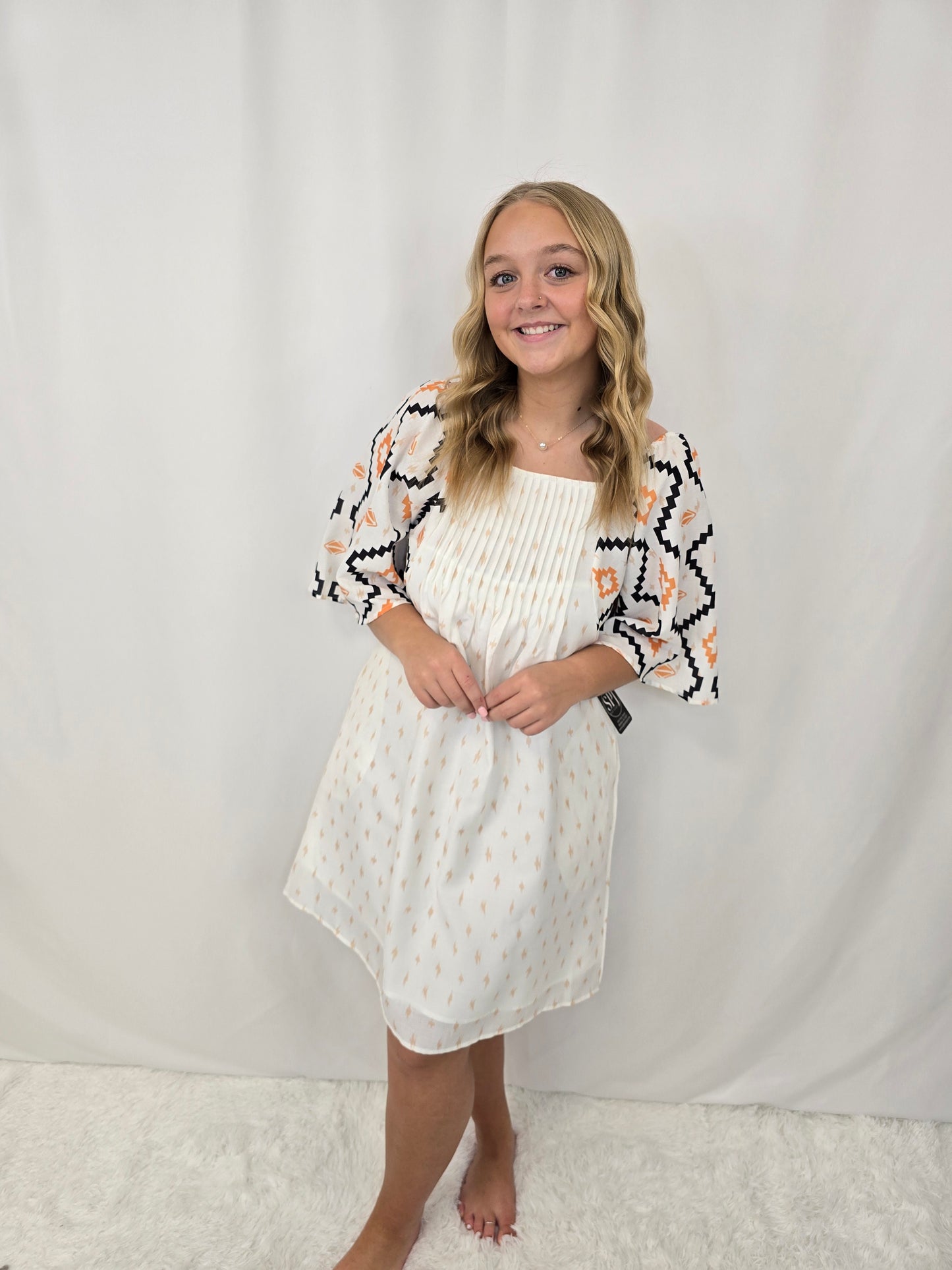 Western Beige Dress