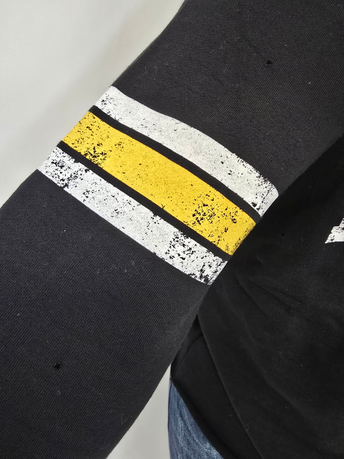 Hawkeyes Raw Hem Crewneck