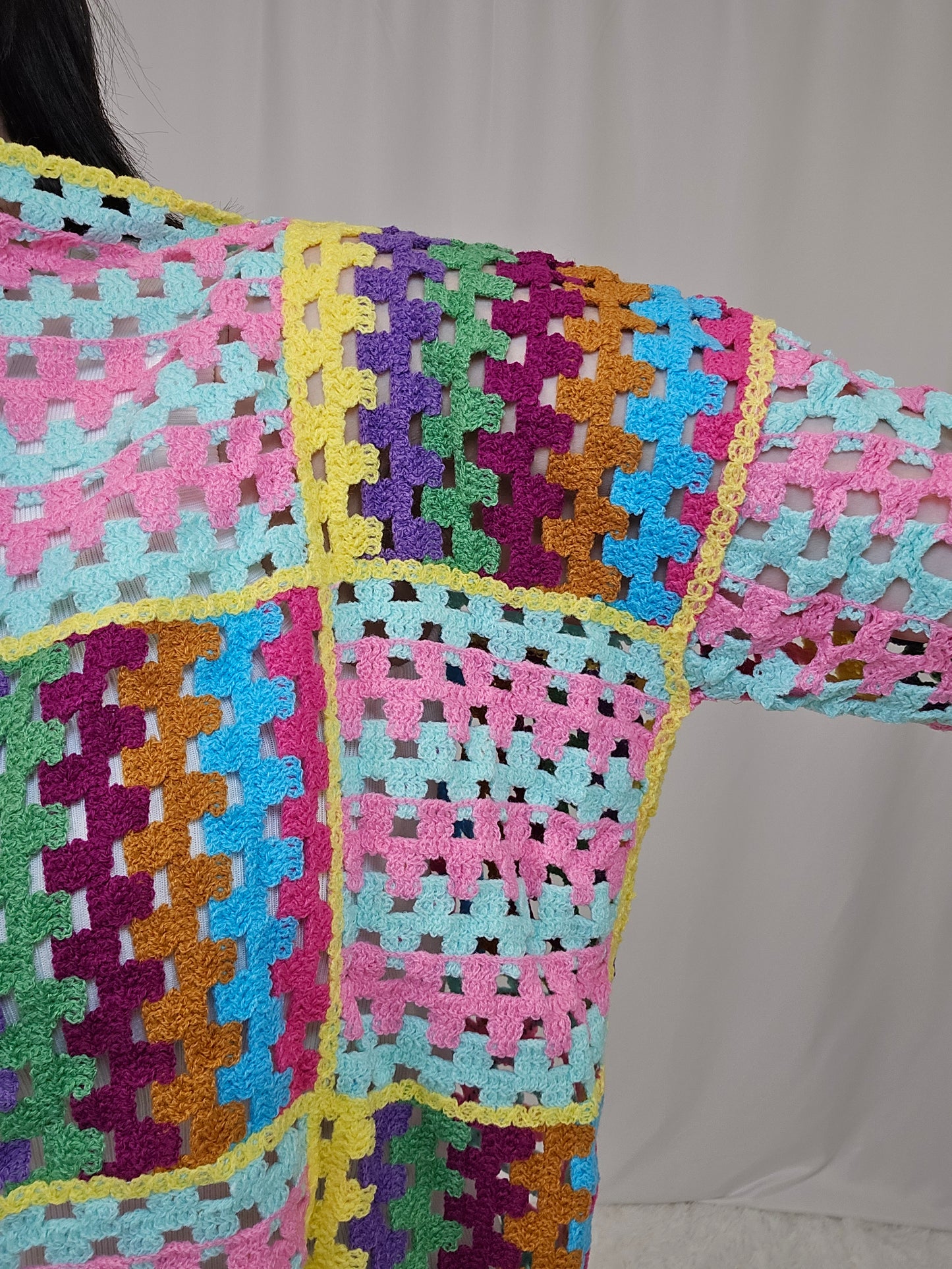 Iris Intricate Crochet Cardigan