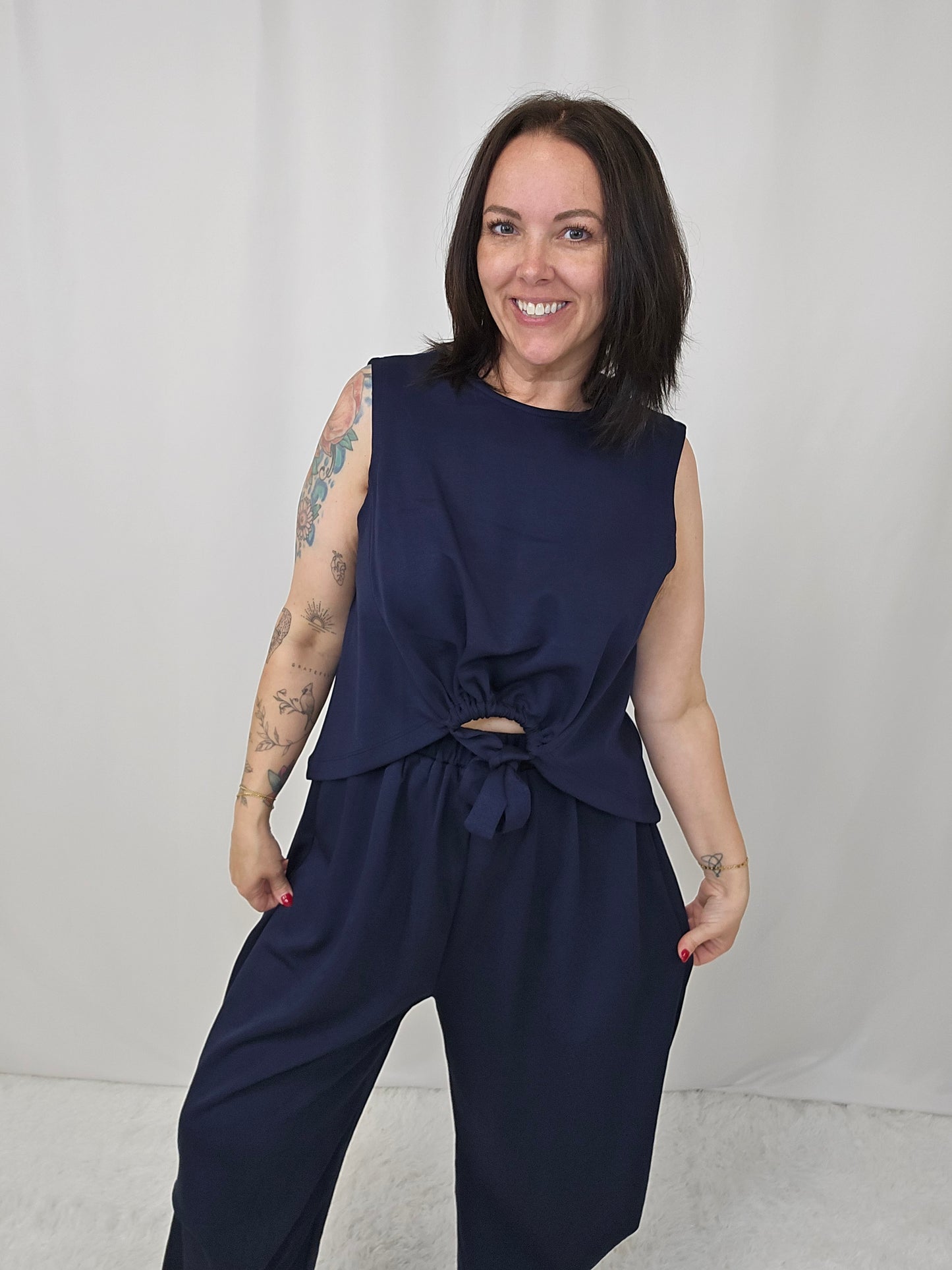 Holly Harem Navy SET
