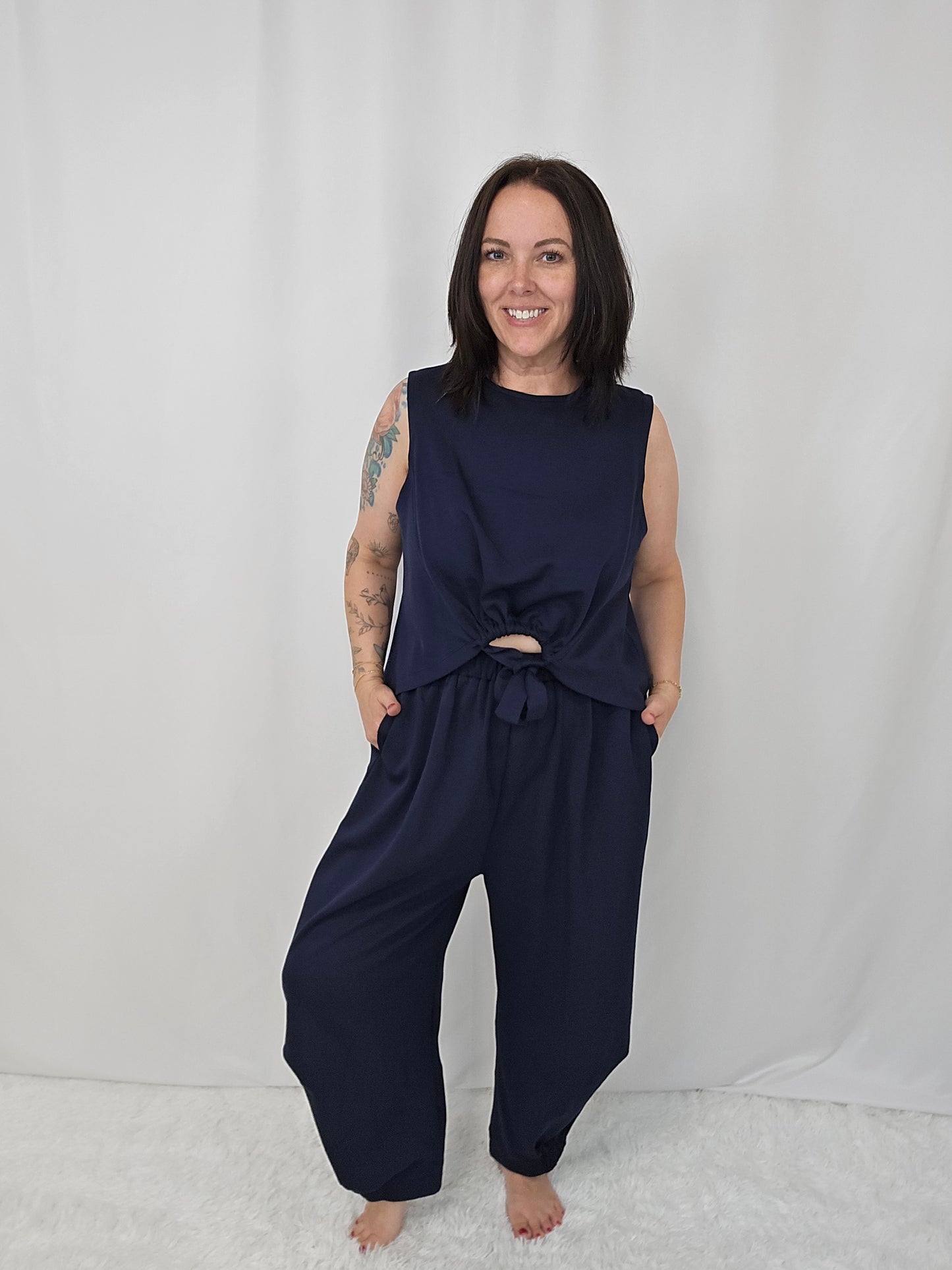 Holly Harem Navy SET
