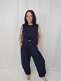 Holly Harem Navy SET