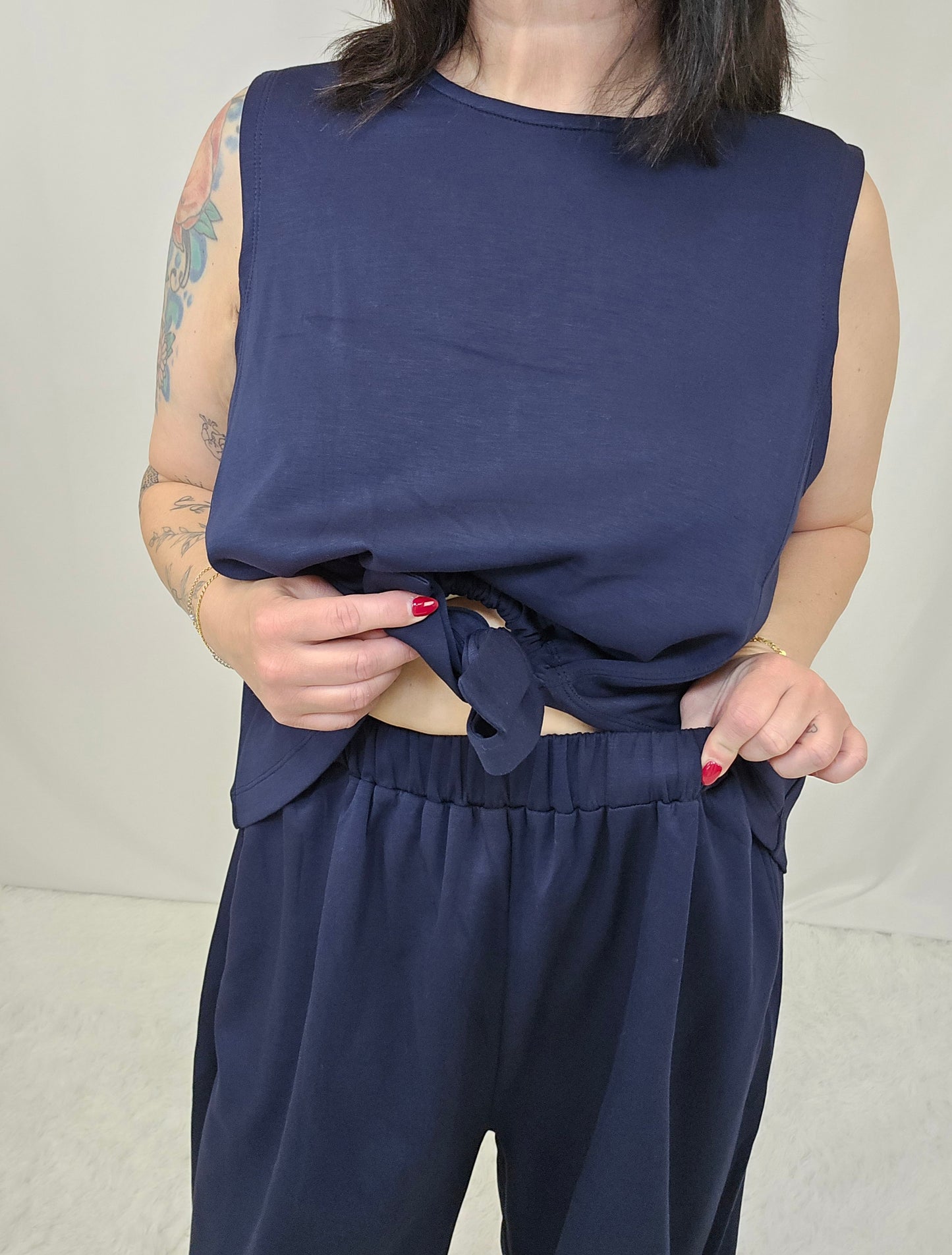 Holly Harem Navy SET