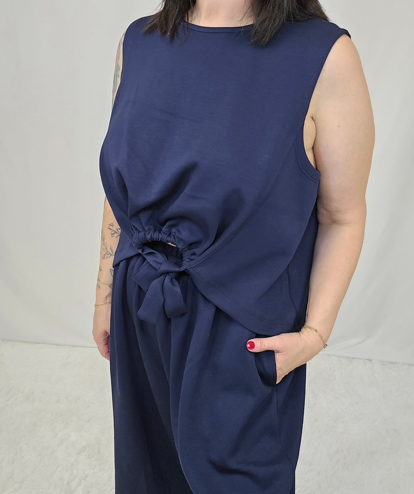 Holly Harem Navy SET